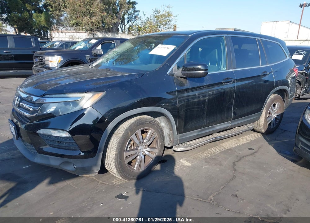 2017 HONDA PILOT EX-L VIN: 5FNYF5H76HB009198