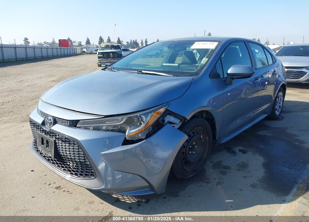 2020 TOYOTA COROLLA VIN: 5YFEPRAE9LP111902