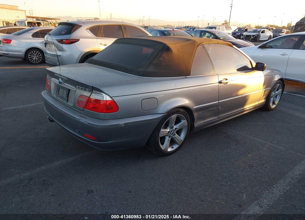 2004 BMW 330CI VIN: WBABW534X4PL46201