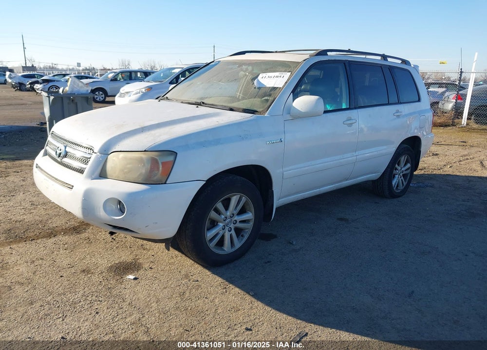 2007 TOYOTA HIGHLANDER HYBRID V6 VIN: JTEEW21A470037789