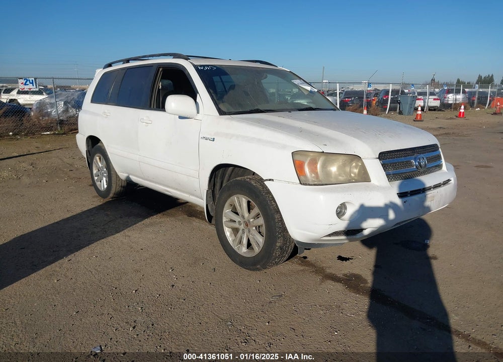 2007 TOYOTA HIGHLANDER HYBRID V6 VIN: JTEEW21A470037789