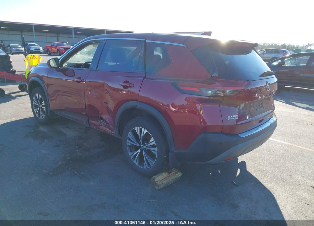 2021 NISSAN ROGUE SV FWD VIN: JN8AT3BA3MW009401