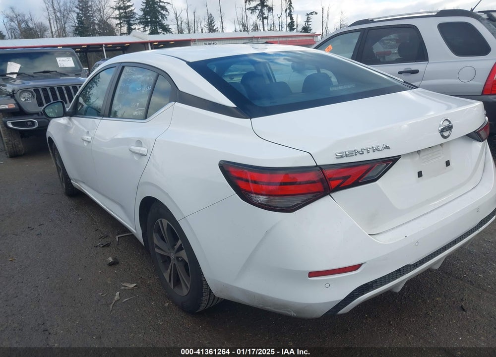 2021 NISSAN SENTRA SV XTRONIC CVT VIN: 3N1AB8CV7MY284648