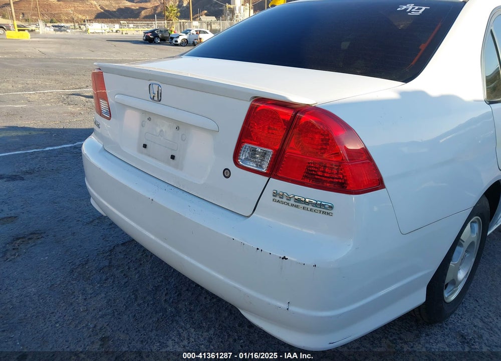 2005 HONDA CIVIC HYBRID VIN: JHMES96635S021662
