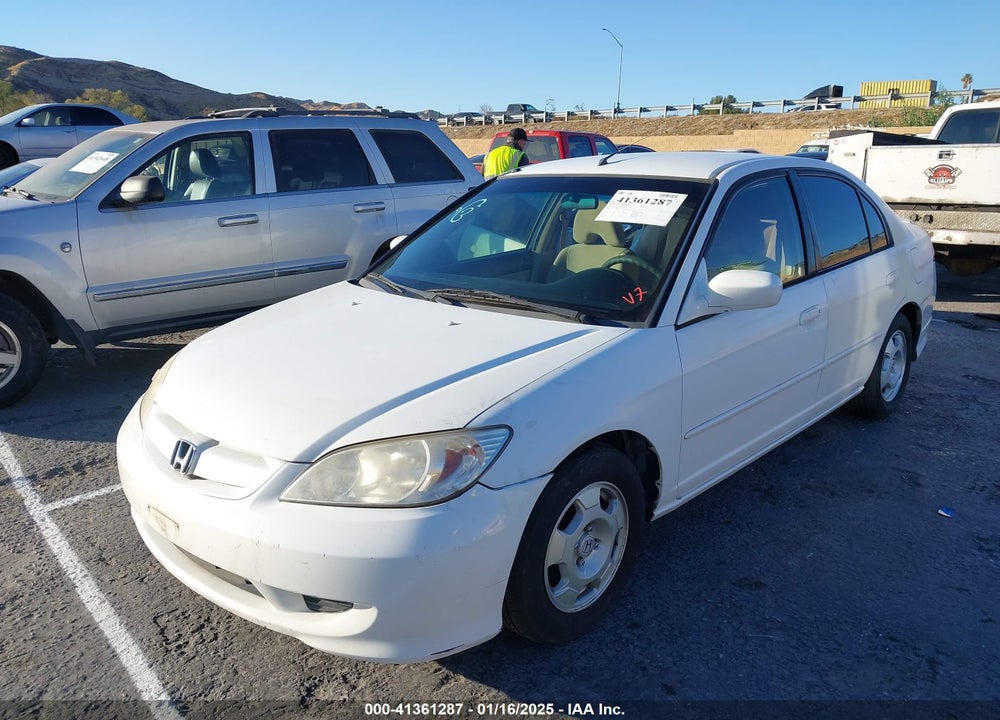 2005 HONDA CIVIC HYBRID VIN: JHMES96635S021662