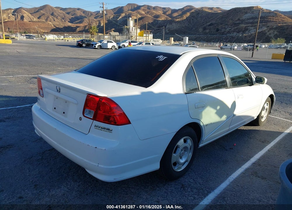 2005 HONDA CIVIC HYBRID VIN: JHMES96635S021662