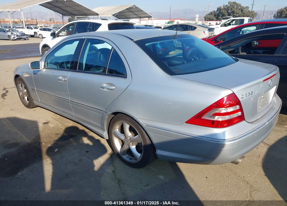 2006 MERCEDES-BENZ C 230 SPORT VIN: WDBRF52H96A878016