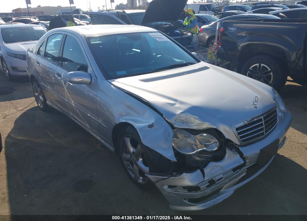 2006 MERCEDES-BENZ C 230 SPORT VIN: WDBRF52H96A878016