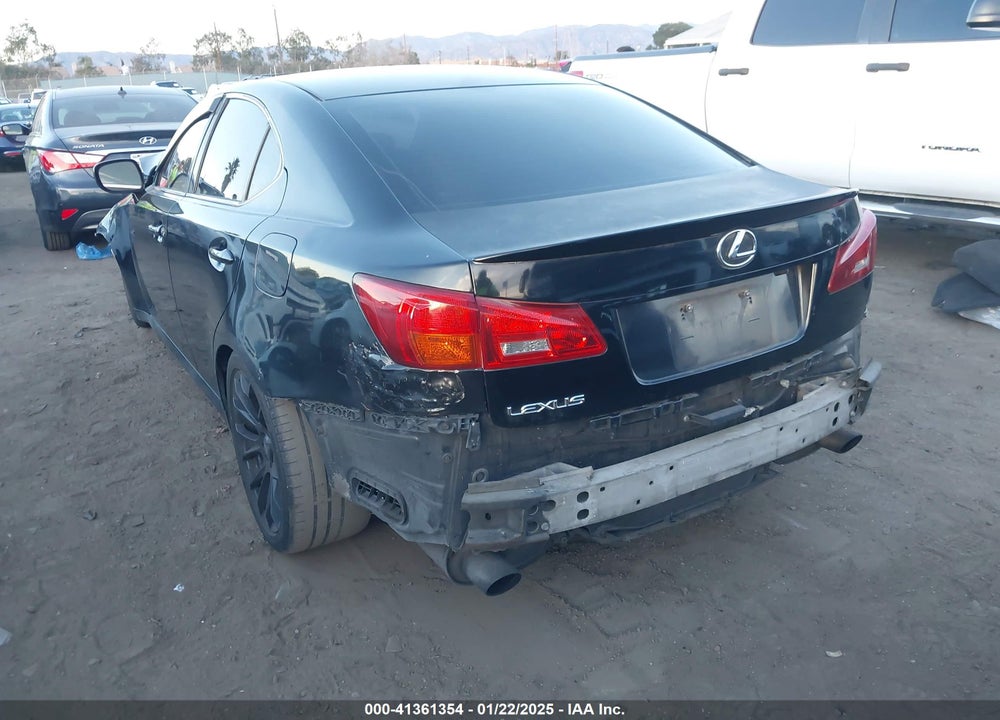 2006 LEXUS IS 250 VIN: JTHBK262865010695