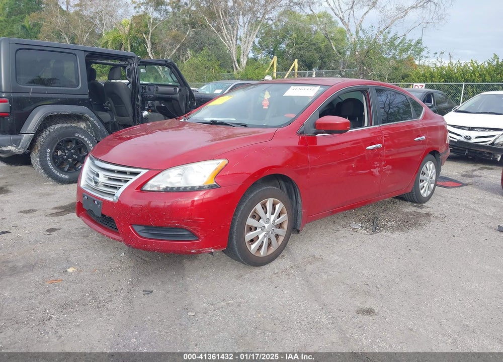 2014 NISSAN SENTRA VIN: 3N1AB7AP7EL644787
