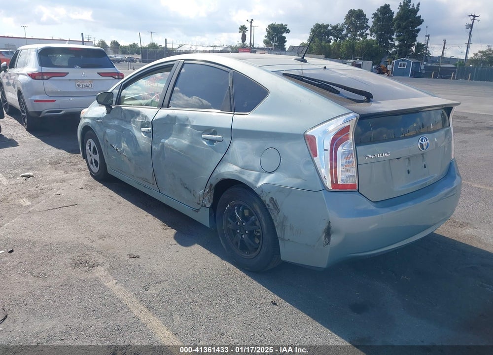 2013 TOYOTA PRIUS VIN: JTDKN3DU6D5699538