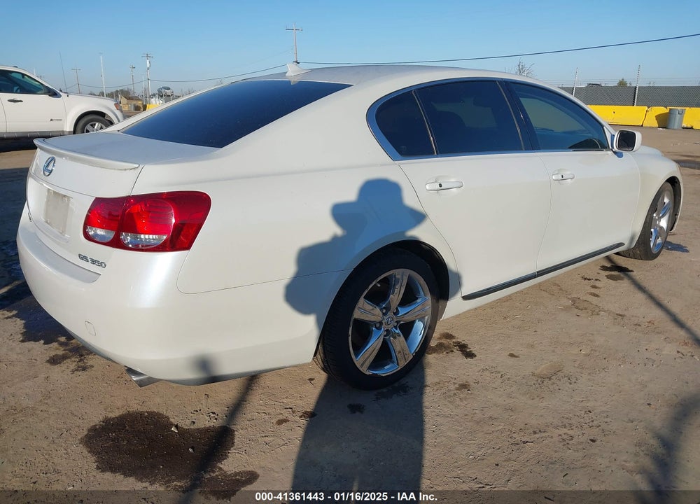 2007 LEXUS GS 350 VIN: JTHBE96S670010970