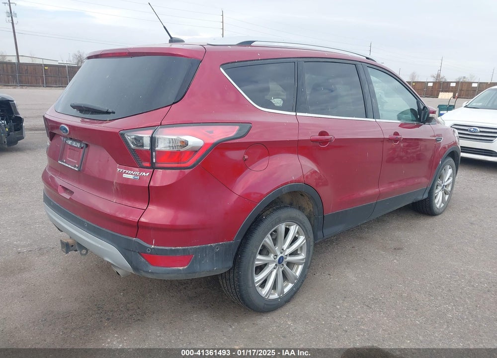 2017 FORD ESCAPE TITANIUM VIN: 1FMCU9J91HUA94148