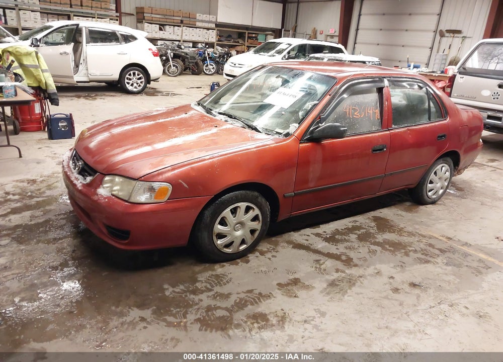 2001 TOYOTA COROLLA CE VIN: 2T1BR12E81C408556