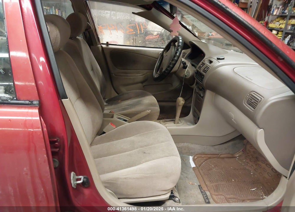 2001 TOYOTA COROLLA CE VIN: 2T1BR12E81C408556