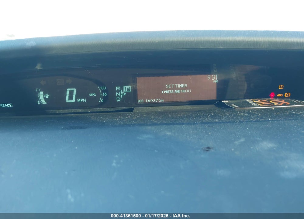 2010 TOYOTA PRIUS V VIN: JTDKN3DU5A0020643
