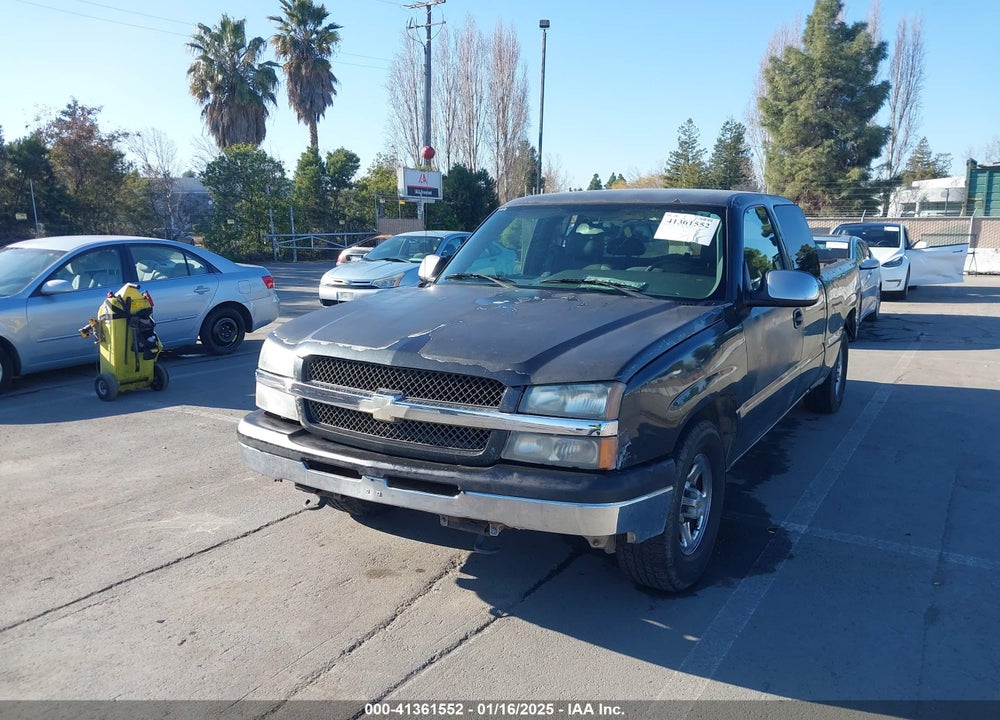 2004 CHEVROLET SILVERADO 1500 WORK TRUCK VIN: 2GCEC19V241165155