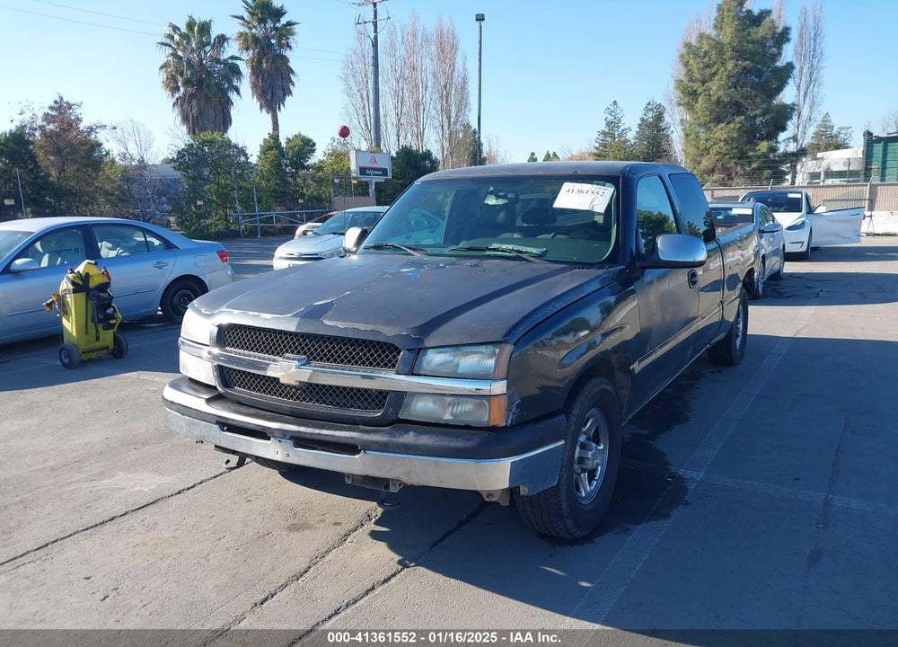 2004 CHEVROLET SILVERADO 1500 WORK TRUCK VIN: 2GCEC19V241165155
