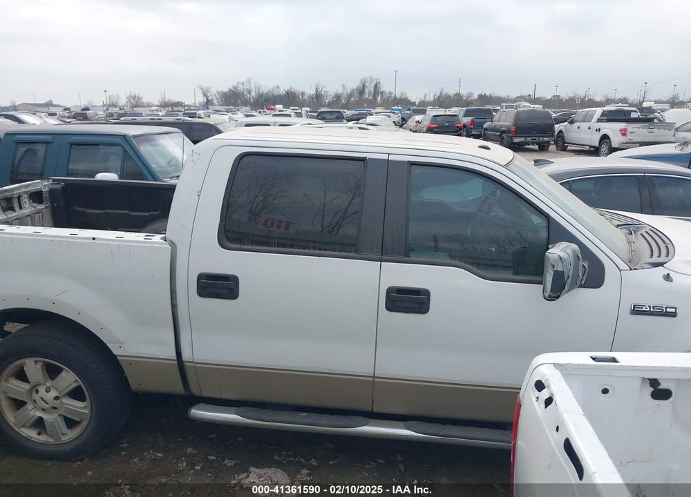 2008 FORD F-150 60TH ANNIVERSARY/FX2/KING RANCH/LARIAT/XLT VIN: 1FTPW12V18FB07627