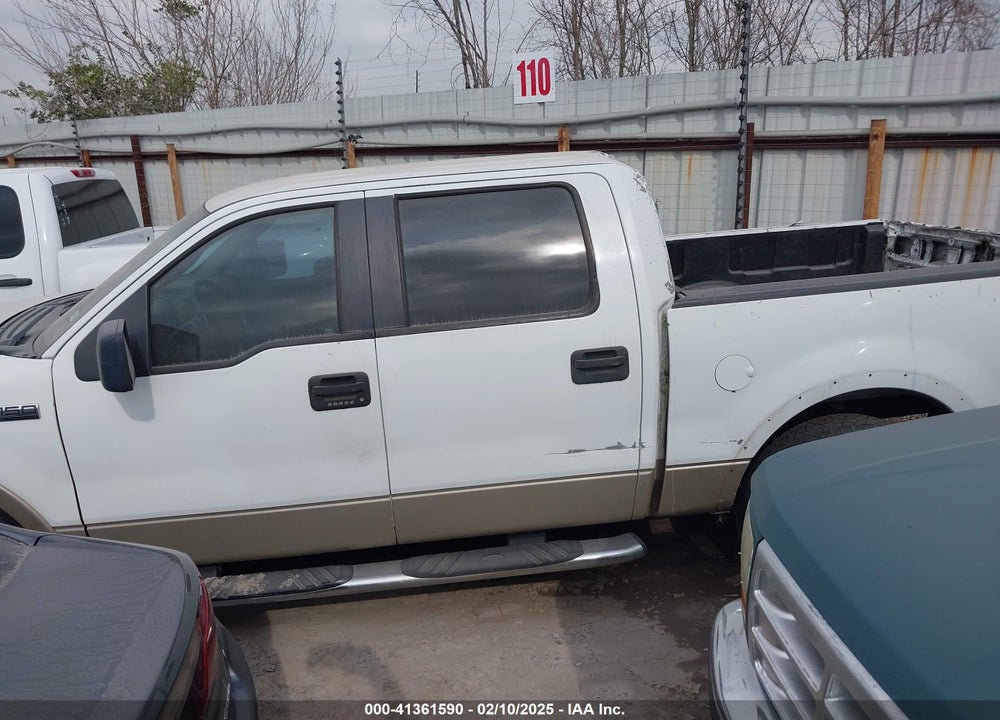 2008 FORD F-150 60TH ANNIVERSARY/FX2/KING RANCH/LARIAT/XLT VIN: 1FTPW12V18FB07627