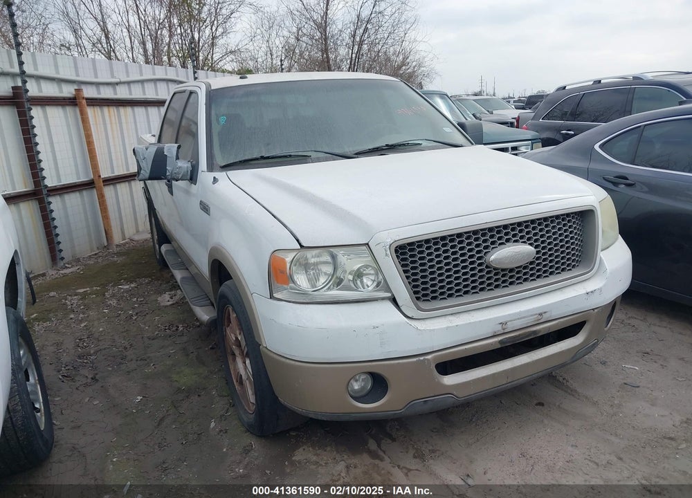 2008 FORD F-150 60TH ANNIVERSARY/FX2/KING RANCH/LARIAT/XLT VIN: 1FTPW12V18FB07627