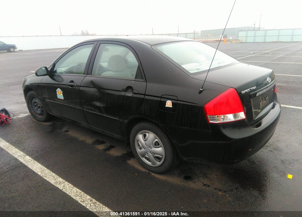 2009 KIA SPECTRA EX VIN: KNAFE222295663606