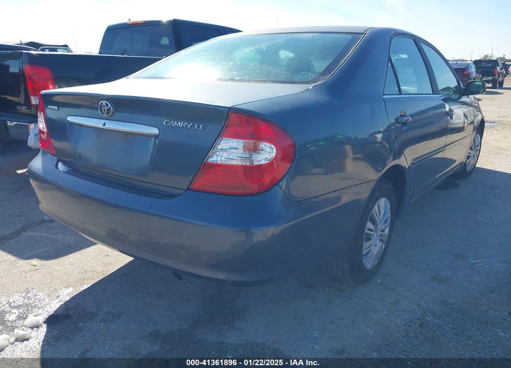 2004 TOYOTA CAMRY LE VIN: 4T1BE32K14U816865