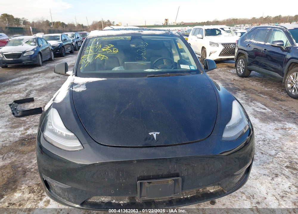 2022 TESLA MODEL Y LONG RANGE DUAL MOTOR ALL-WHEEL DRIVE VIN: 7SAYGDEE4NA008363