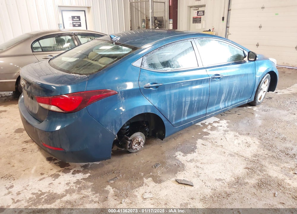 2016 HYUNDAI ELANTRA VALUE EDITION VIN: KMHDH4AE0GU494516