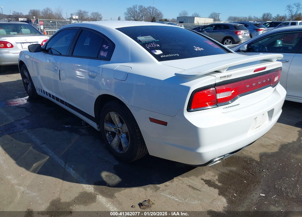 2012 DODGE CHARGER VIN: 2C3CDXBG8CH112439