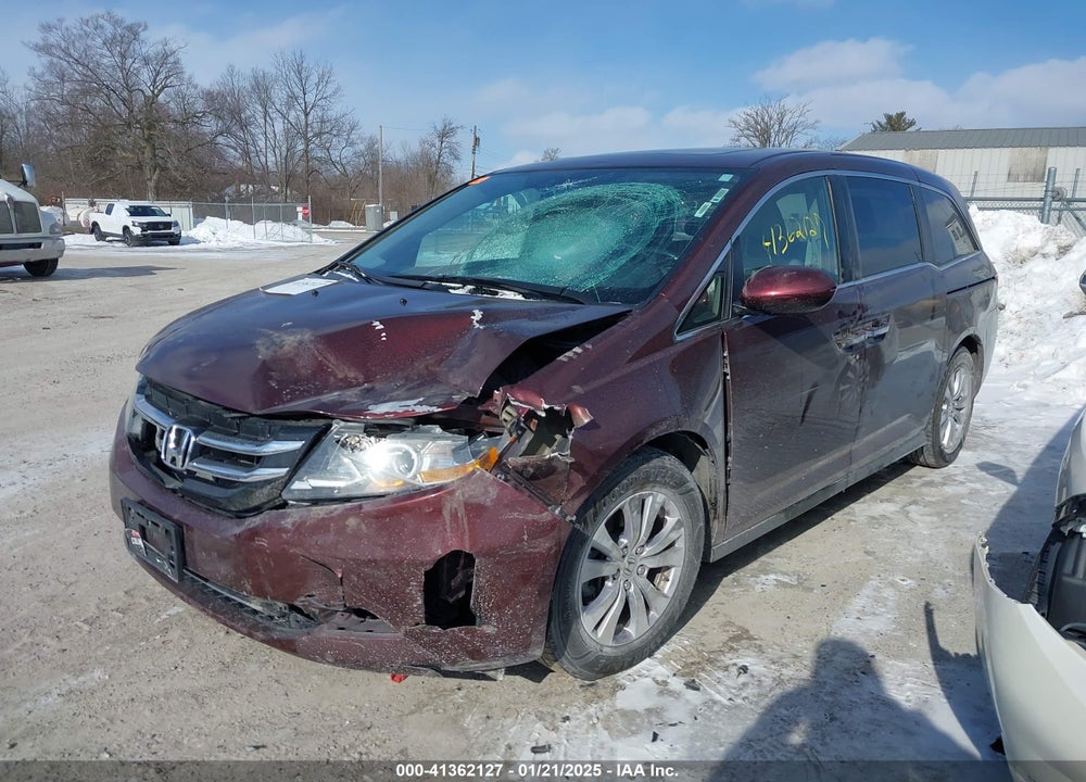 2017 HONDA ODYSSEY EX-L VIN: 5FNRL5H62HB003841