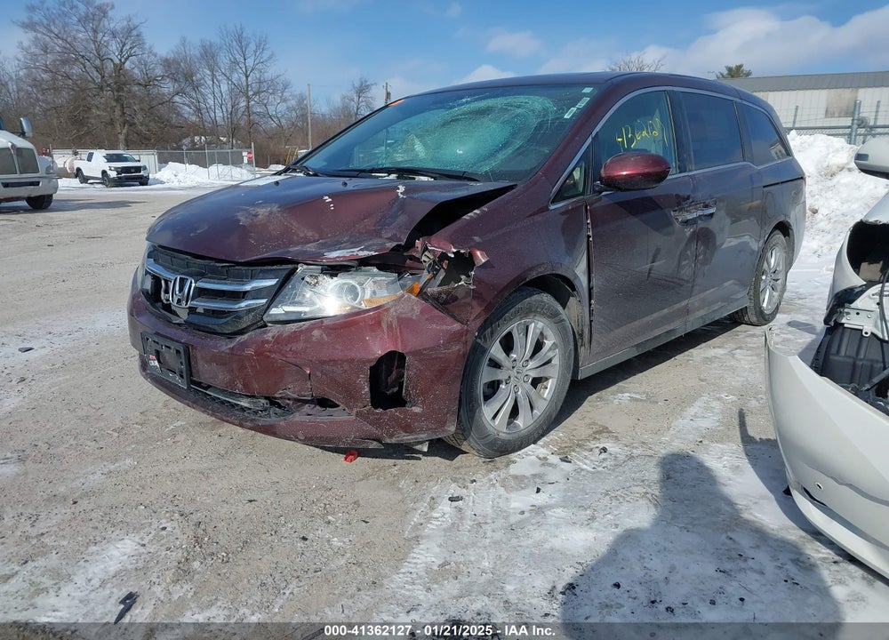 2017 HONDA ODYSSEY EX-L VIN: 5FNRL5H62HB003841