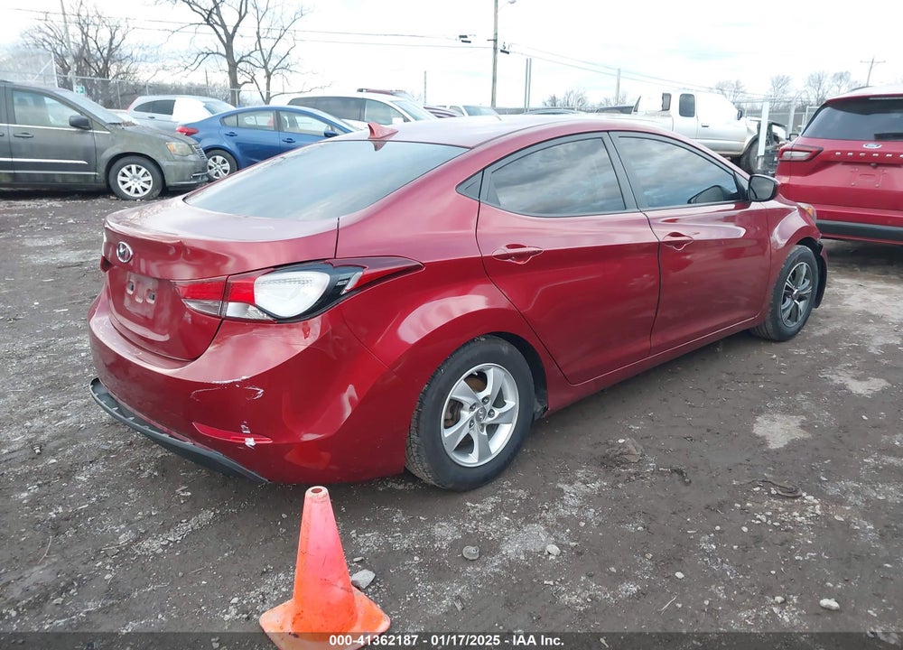 2014 HYUNDAI ELANTRA SE VIN: 5NPDH4AE1EH536879