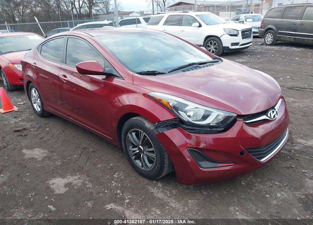 2014 HYUNDAI ELANTRA SE VIN: 5NPDH4AE1EH536879