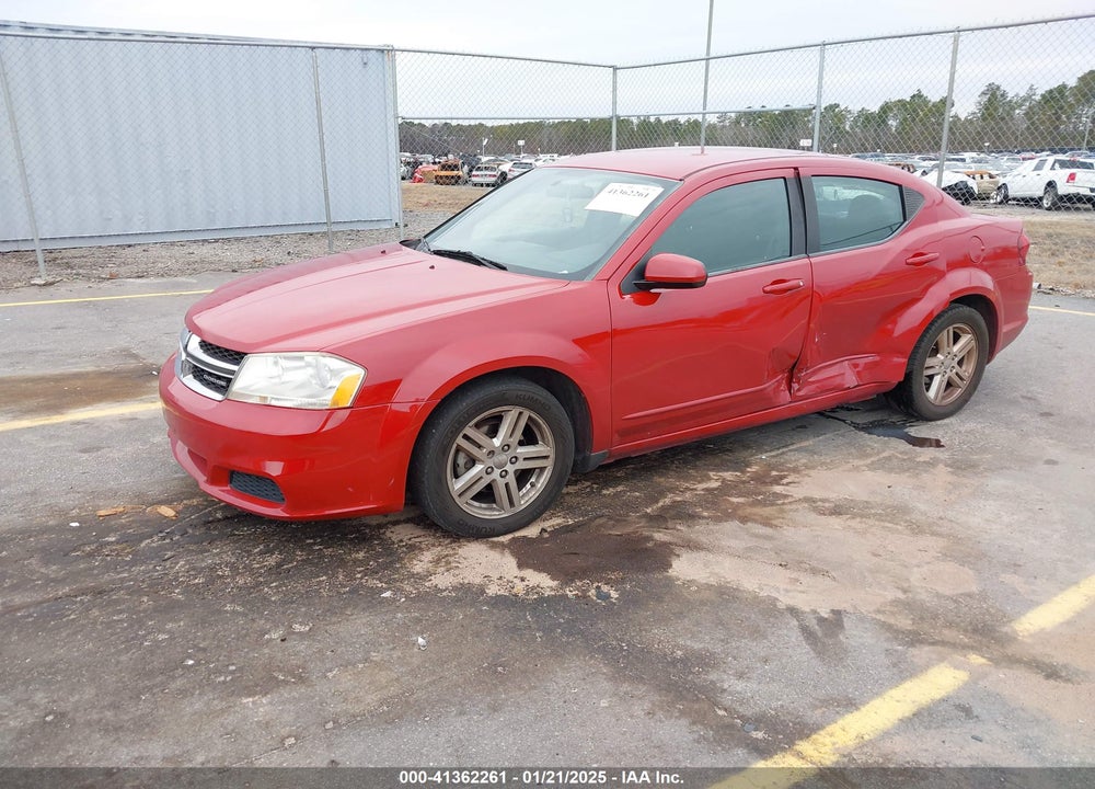 2012 DODGE AVENGER SXT VIN: 1C3CDZCBXCN157226