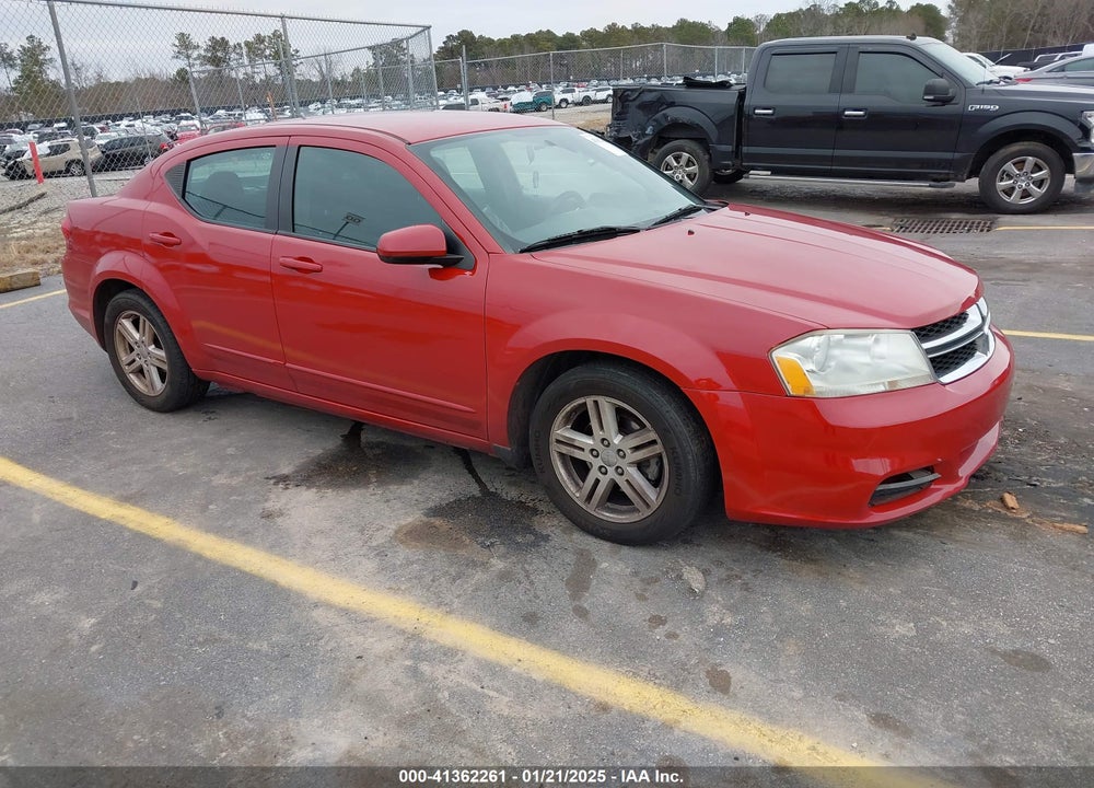2012 DODGE AVENGER SXT VIN: 1C3CDZCBXCN157226