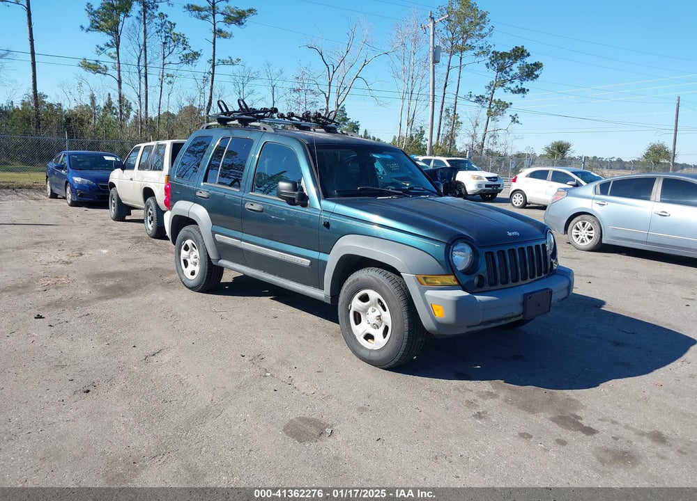 2006 JEEP LIBERTY SPORT VIN: 1J4GL48K16W128377