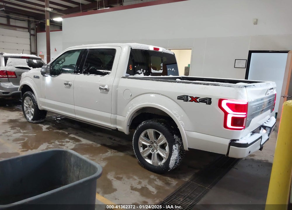 2019 FORD F-150 PLATINUM VIN: 1FTEW1E51KFA39873
