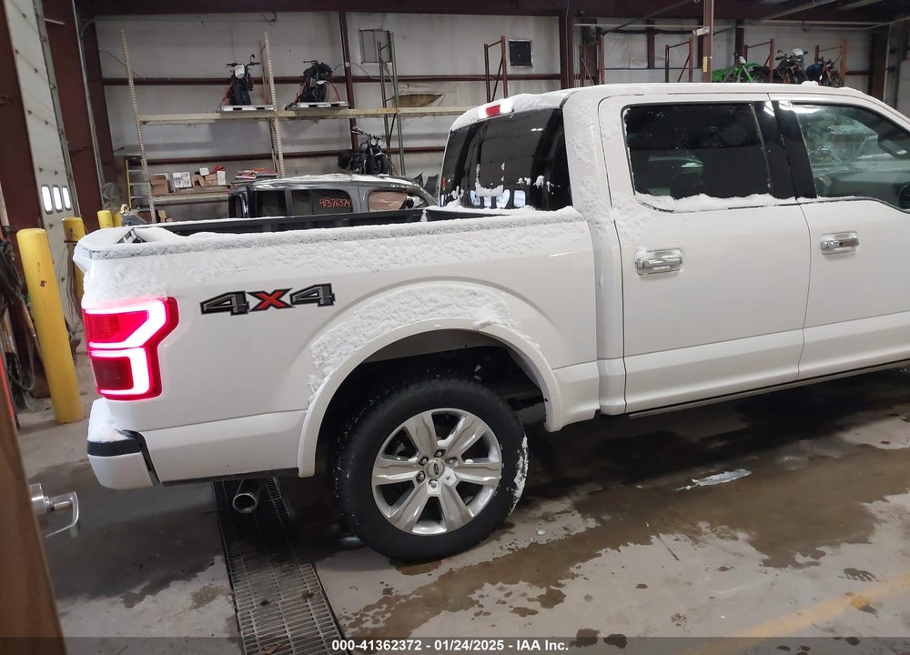 2019 FORD F-150 PLATINUM VIN: 1FTEW1E51KFA39873
