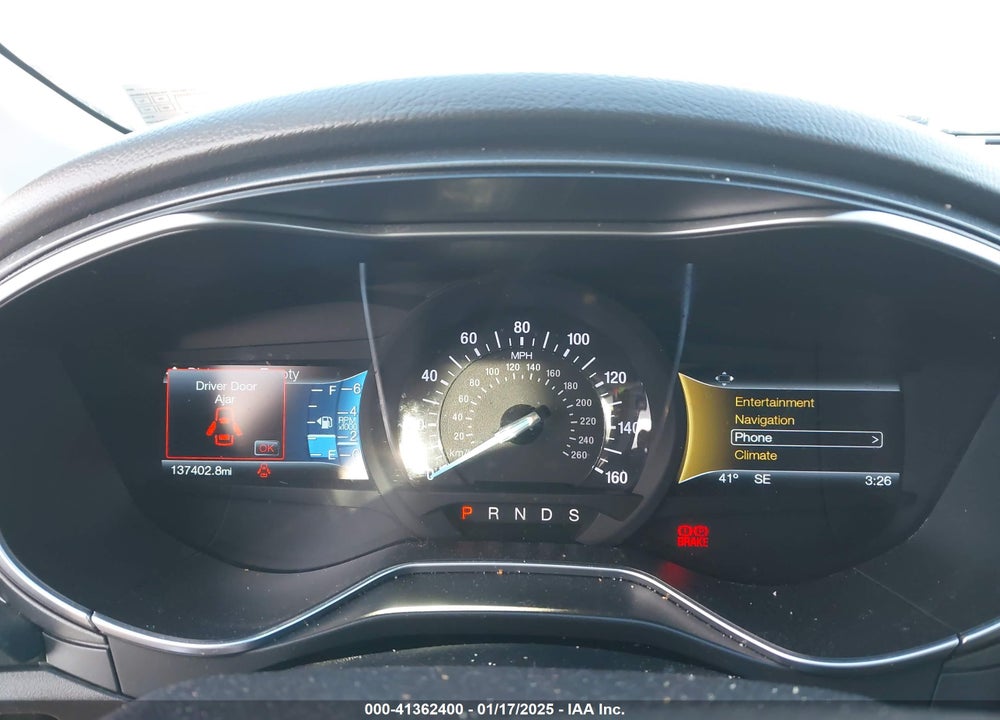 2015 FORD FUSION VIN: 3FA6P0K9XFR117911