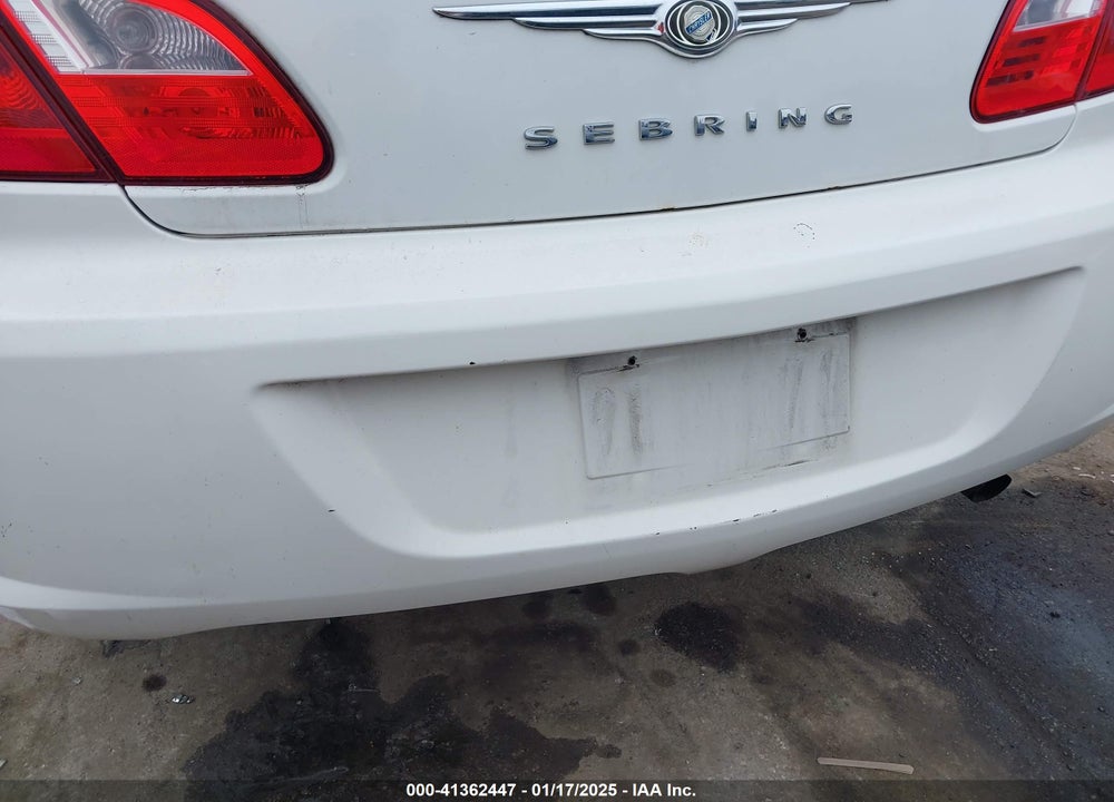 2010 CHRYSLER SEBRING VIN: 1C3CC5FB0AN172290