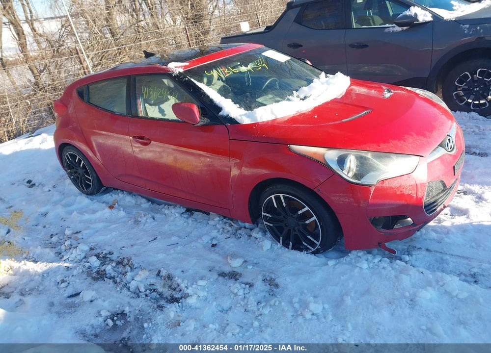 2012 HYUNDAI VELOSTER BASE W/GRAY VIN: KMHTC6ADXCU021374