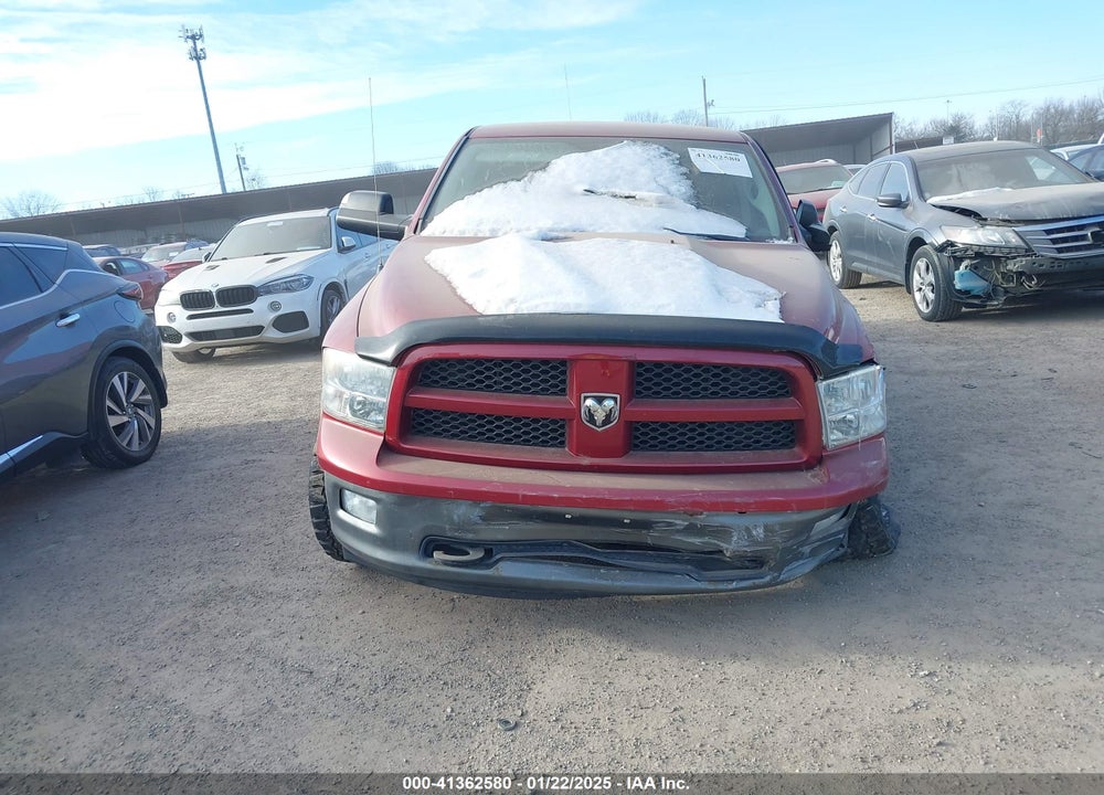 2012 RAM 1500 SLT VIN: 1C6RD7LT7CS256274
