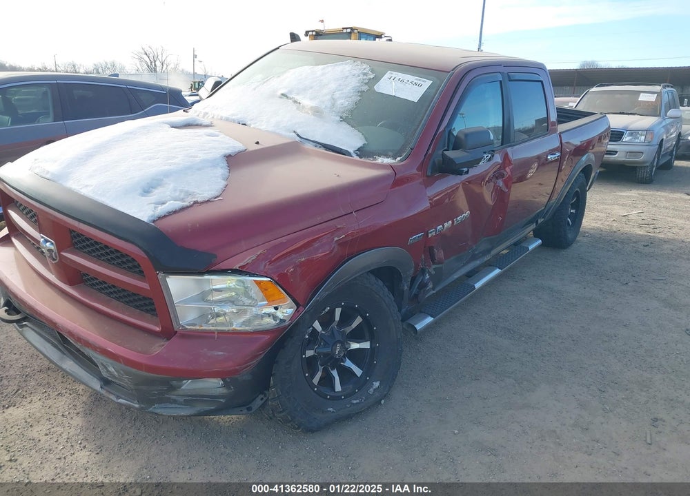 2012 RAM 1500 SLT VIN: 1C6RD7LT7CS256274