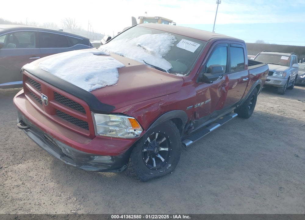 2012 RAM 1500 SLT VIN: 1C6RD7LT7CS256274