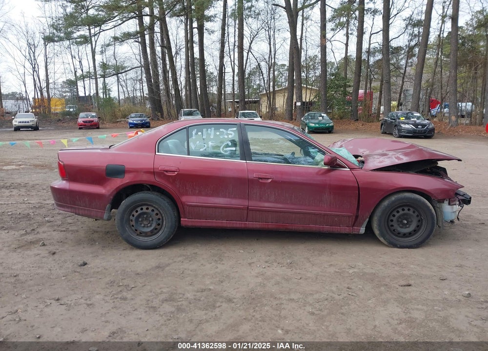 2003 MITSUBISHI GALANT VIN: 4A3AA46G73E106706