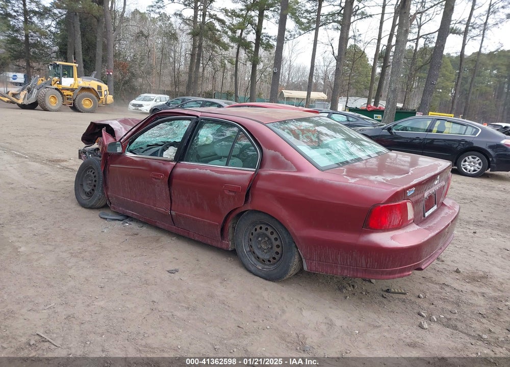 2003 MITSUBISHI GALANT VIN: 4A3AA46G73E106706