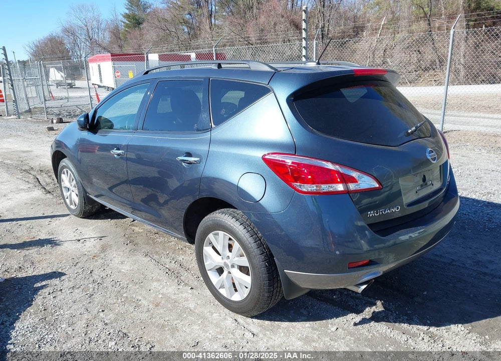 2014 NISSAN MURANO SL VIN: JN8AZ1MWXEW520200