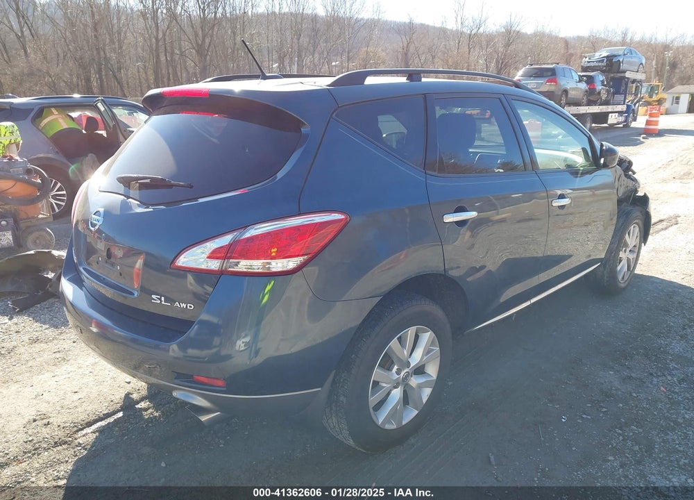 2014 NISSAN MURANO SL VIN: JN8AZ1MWXEW520200
