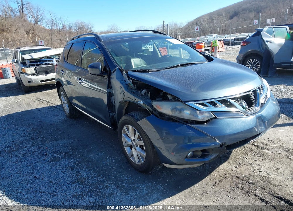 2014 NISSAN MURANO SL VIN: JN8AZ1MWXEW520200